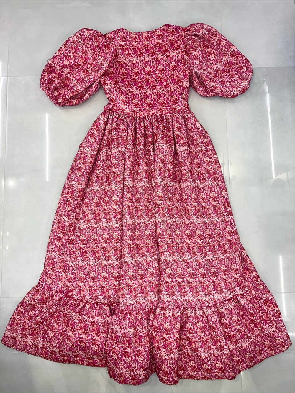 Sister Jane DREAM Bud Burst Jacquard Wrap Dress Size Small - Picture 13 of 13